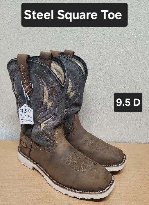 Ariat Work Boot Size 9.5 D STEEL SQUARE TOE