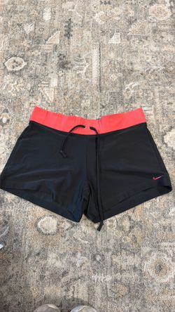 Black Nike workout shorts