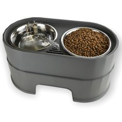 RIZZARI Raised Dog Bowls, Stainless Steel Dog Food & Water Dishes