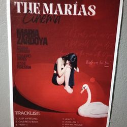 The Marias Cinema Album Cover Canvas Poster Music Wall Art Room Aesthetic