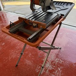 Rigid R4041S Wet Tile Saw With 8” Blade