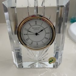 NEW!  Waterford Crystal Clock
