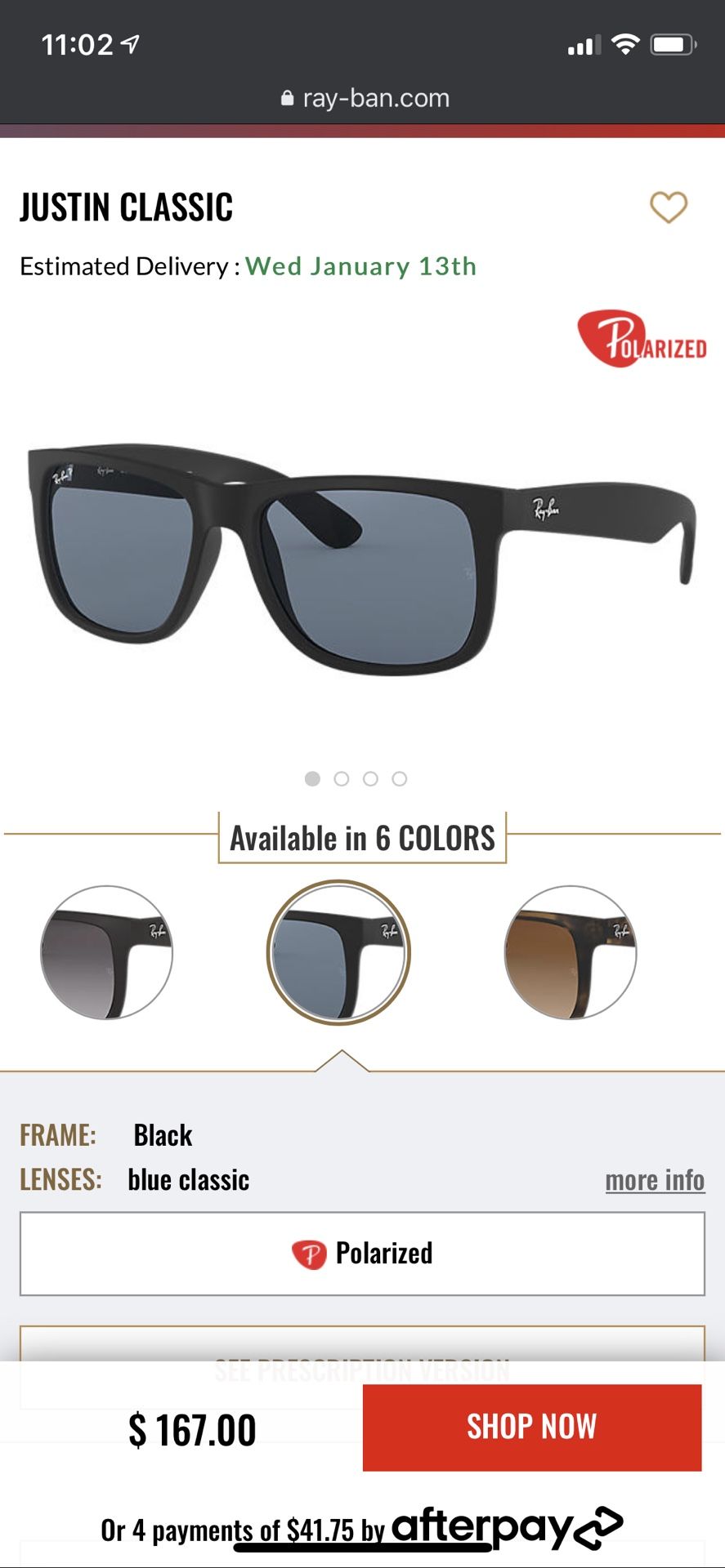 Used Raybans