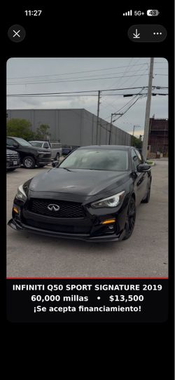 Infinity Q 50 sport signature