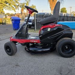 Troy-Bilt TB30E XP 30 in.  56V Cordless Riding Lawn Mower ---not charged