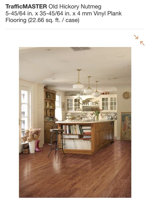 Trafficmaster Old Hickory Nutmeg 5 45 64 In X 35 4 Mm Trafficmaster Old Hickory Nutmeg 5 45 64 In X 35 4 Mm Vinyl Plank Flooring For Glendale Az Offerup