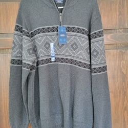 IZOD quarter zip sweater