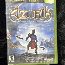 AZURIK: Rise of Perathia - Original XBOX Video Game Complete in Box w/ Manual