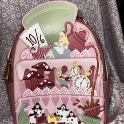 Disney Loungefly Alice In Wonderland Mad Hatter 