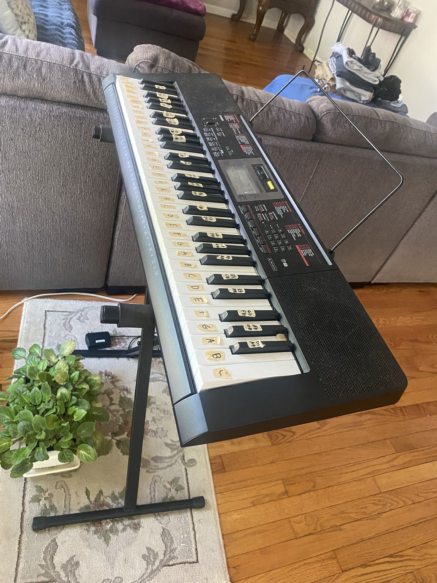 Keyboard with stand