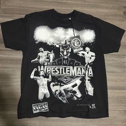 Hellstar x WWE WrestleMania 41 Black T-Shirt – Size Large – New w/ Tags