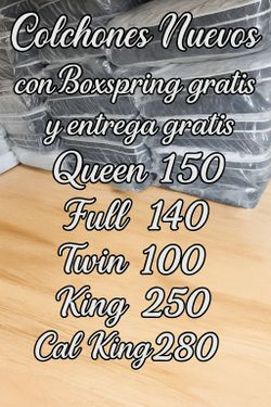 Mattress Pillow Top New