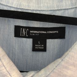 INC Light Blue Dress Shirt