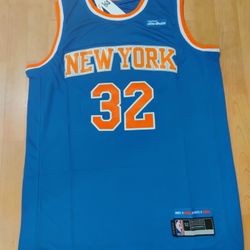 Karl Anthony Towns New York Knicks Blue Jersey 