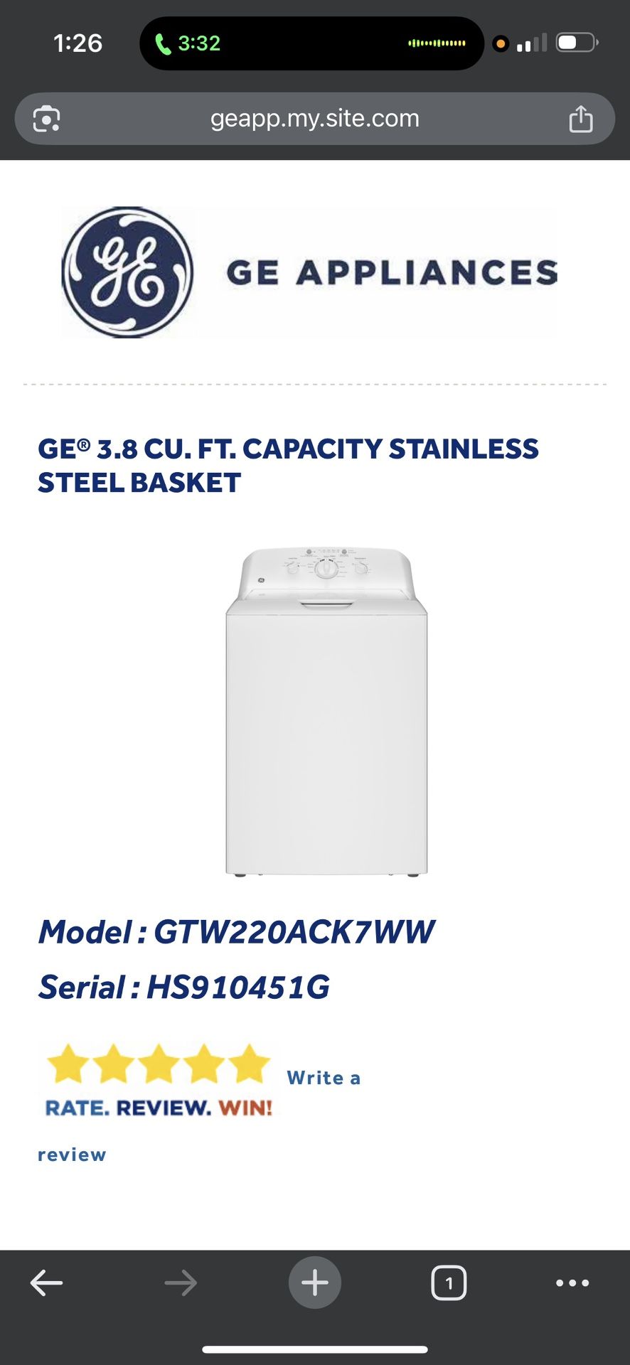 Washing Machine