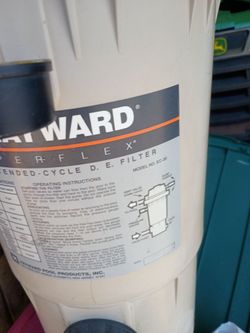 Hayward p e r f l e x cycle cylinder DE filter model number ec30 175