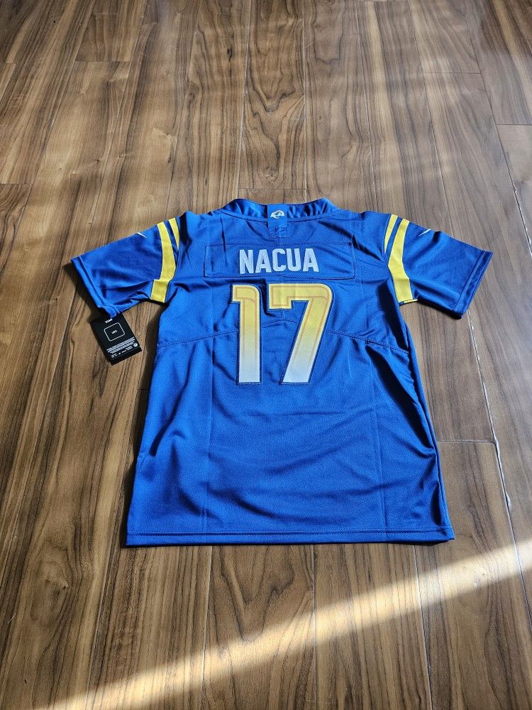 Rams Mens N Youth Nacua Blue Jerseys $40ea Firm S M L Xl 2x 3x