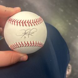 justin turner autographed baseball