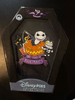 Disney Pins Nightmare Before Christmas 30th Anniversary Limited Edition Pin
