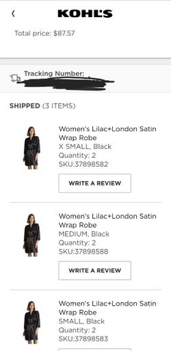 6 New Black Robes