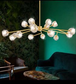Modern Gold Chandelier 
