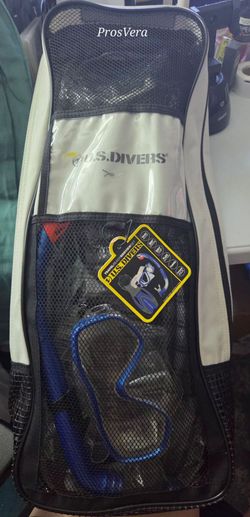 U.S. Divers Travel Ready Snorkel Set with Bag