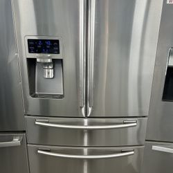 Stainless 4 Door French Door Refrigerator 