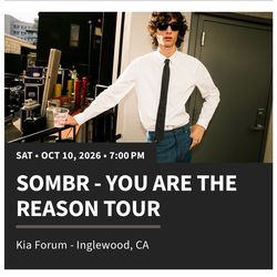 SOMBR Tickets Inglewood