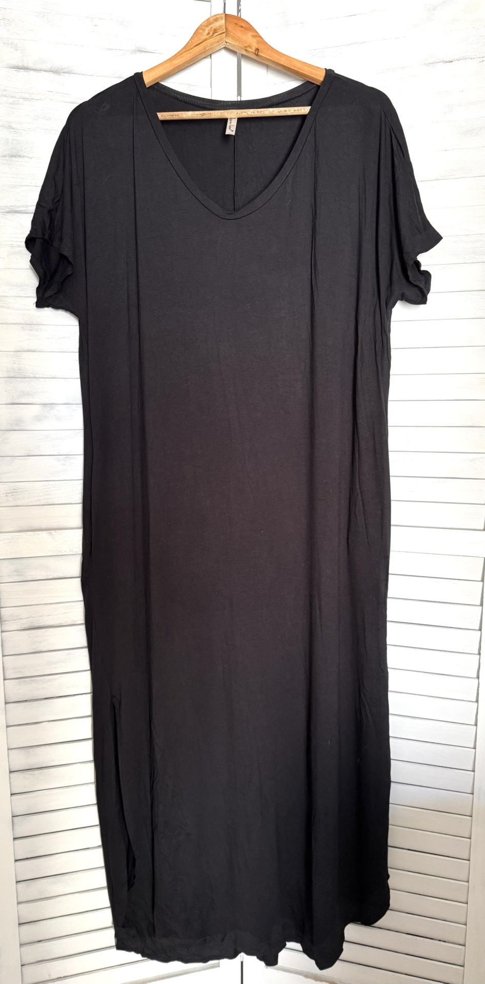 Black Summer Dress, Large