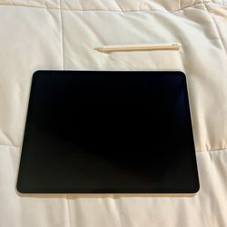 iPad Pro 12.9 (6th Gen) + Apple Pencil + Keyboard Case