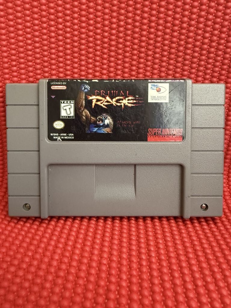 Primal Rage Super Nintendo Game