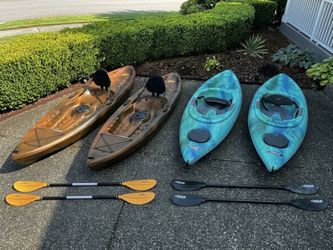 2 sets of Kayaks, priced individually