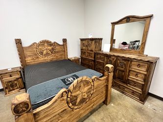 CAM20SR- San Antonio Bedroom Set Brown