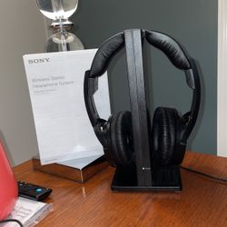 Sony Wireless Stereo Heeadphone System