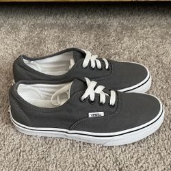 Grey Vans Off The Wall Oldskool Skater Sneakers Fits Size 6 Women And Size 4 Men As Shown In Size Tag