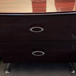 Nightstand, Dresser With Mirror And Chester Drawer. Can Include Queen Bed With No Head Board If Wanted.