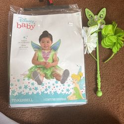 Disney Toddler Tinkerbell Costume 18-24 months $30