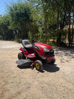 Red Riding Lawn Mower Tractor