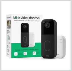 Blink doorbell & indoor camera bundle