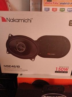 Nakamichi 4x6 Speakers Brand New In The Box 