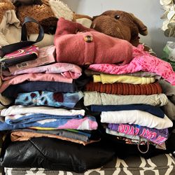 Huge Bag Of Clothes And Miscellaneous Items Various Sizes