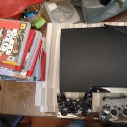 Ps3 With Games And 2 Controllers $260