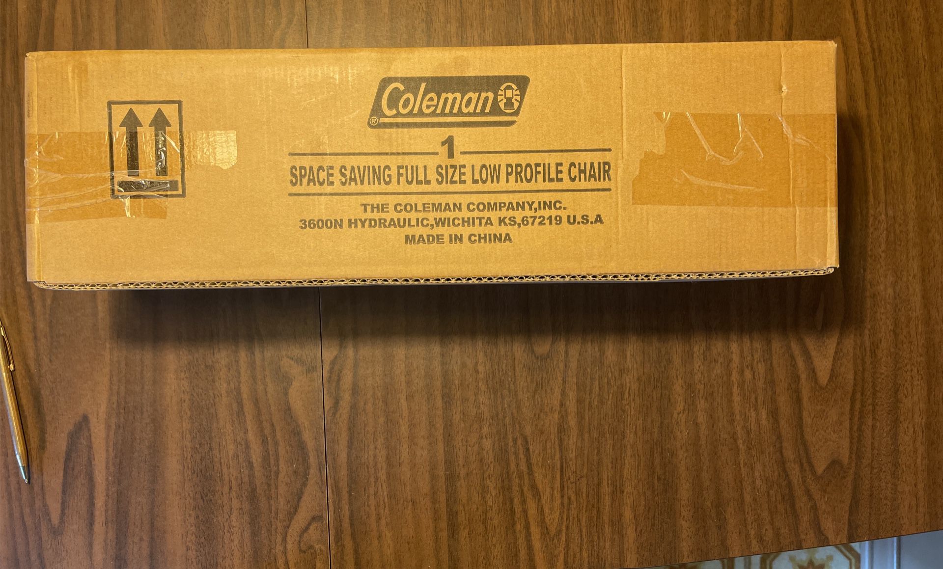 COLEMAN SPACE SAVING FULL SIZE LOW PROFILE CHAIR