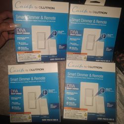 Lutron Caséta Diva Smart Dimmer & Remote Kit x4