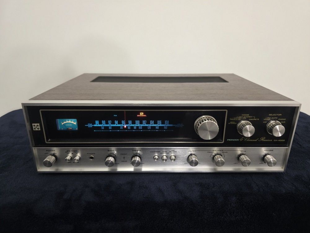 Title:
Vintage Pioneer QX-4000 Quadraphonic Receiver β Great Sound, Classic 70s