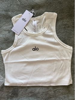 Alo Crop ribbed Tank Top