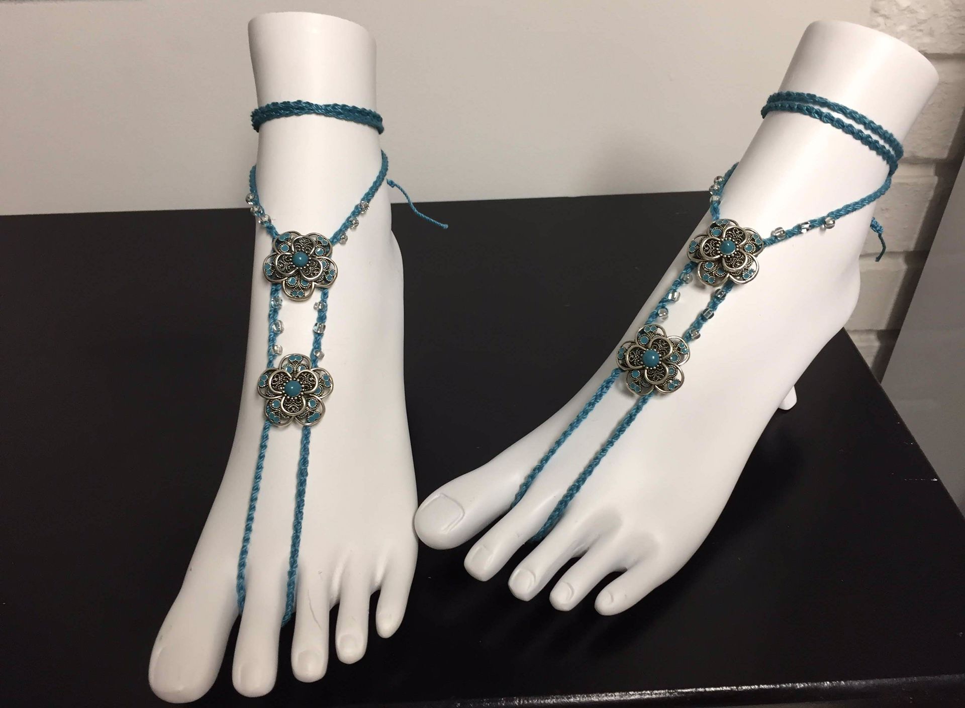 Crochet Barefoot Sandals