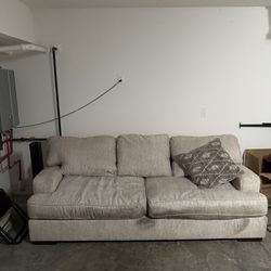 Beige 3-Seat Sofa – Clean, Comfortable, and Great for Any Space
