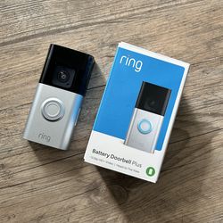 Ring battery doorbell plus