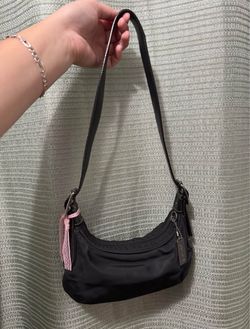 Coach Black Nylon Mini Shoulder Bag